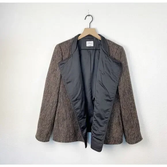 Armani colleziani Italian wool blend blazer size 10 - Picture 3 of 6